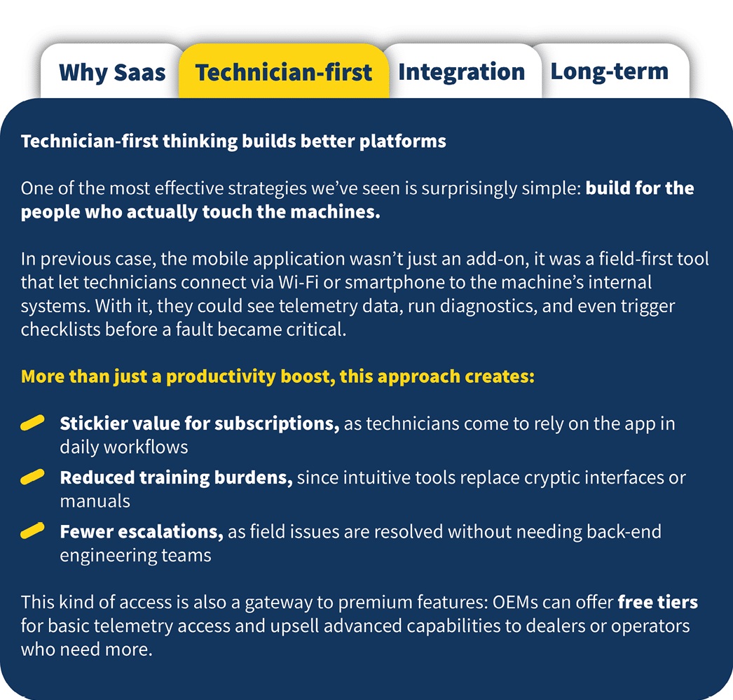 A poster describing the benefits of using SaaS technology. AI generated content