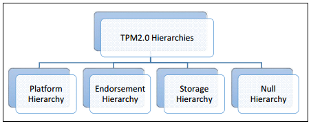 Trusted Platform Modules hierarchies