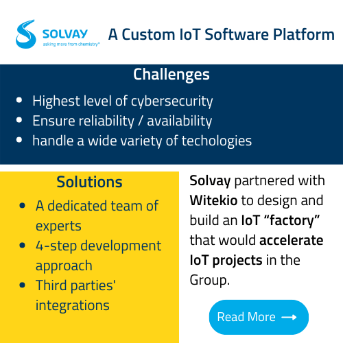  Witekio case study- Solvay - A Custom IoT Software Platform